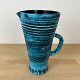 Accolay blue ceramic pitcher