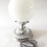 Large ball lamp and silver