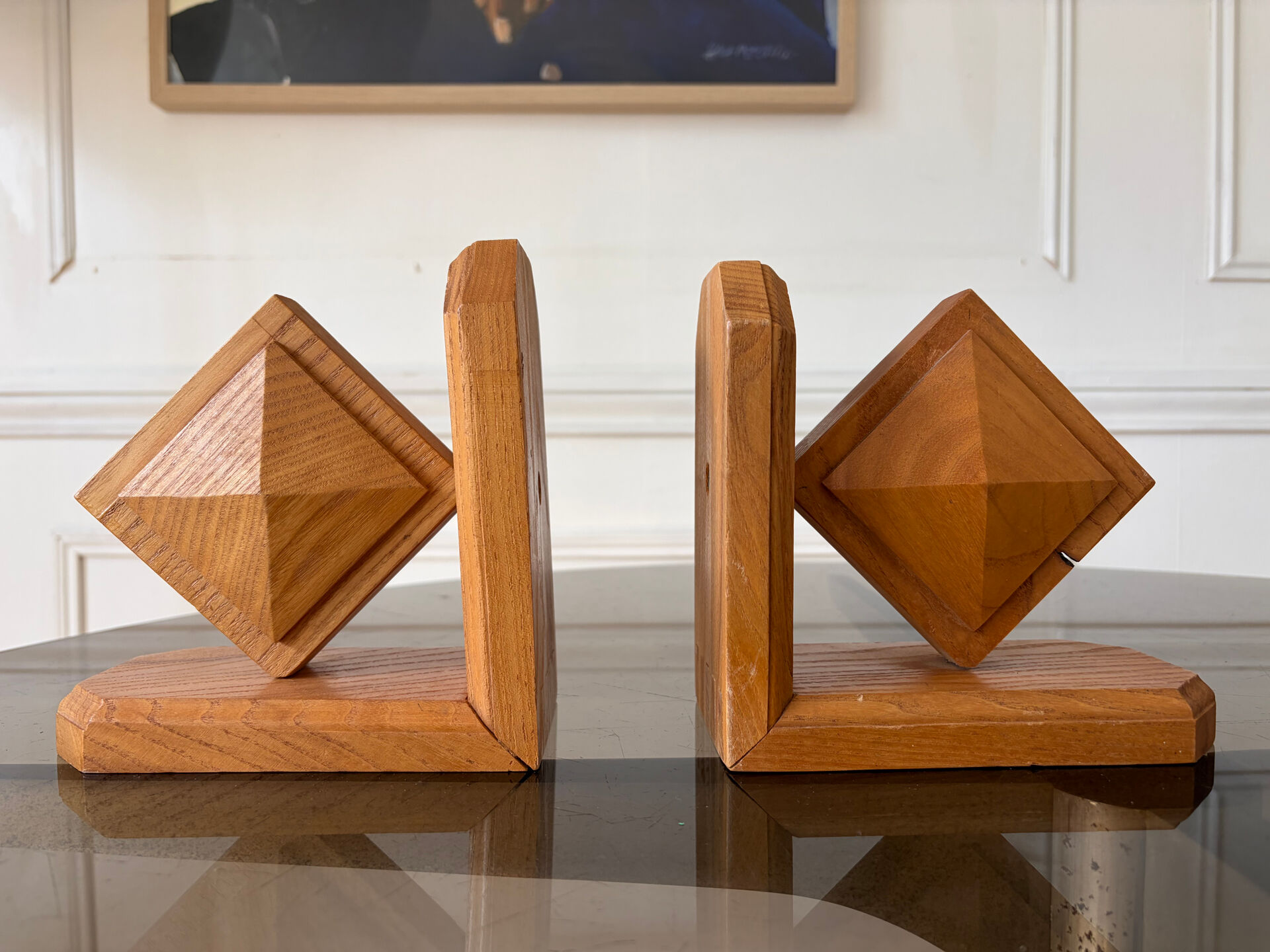 Brutalist bookends