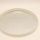 Vintage round white mirror 1960s