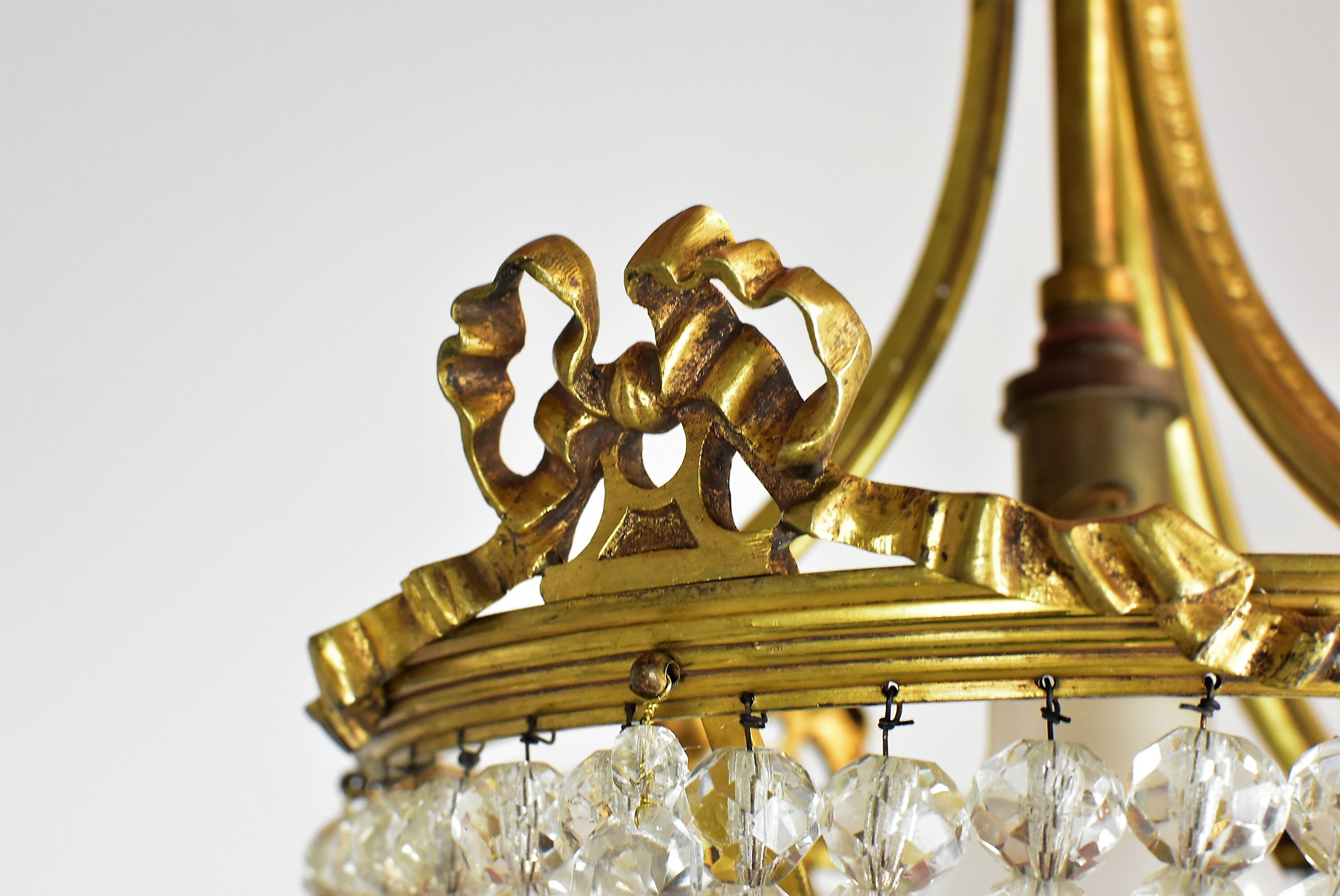 Napoleon III hot air balloon bronze chandelier