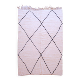 Tapis Beni Ouarain à Losange noir - 304 x 204 cm