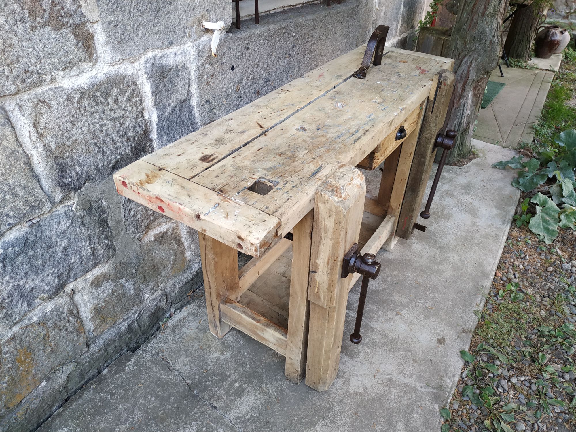 Old workbench 140 cm