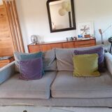 4-seater sofa with cushions