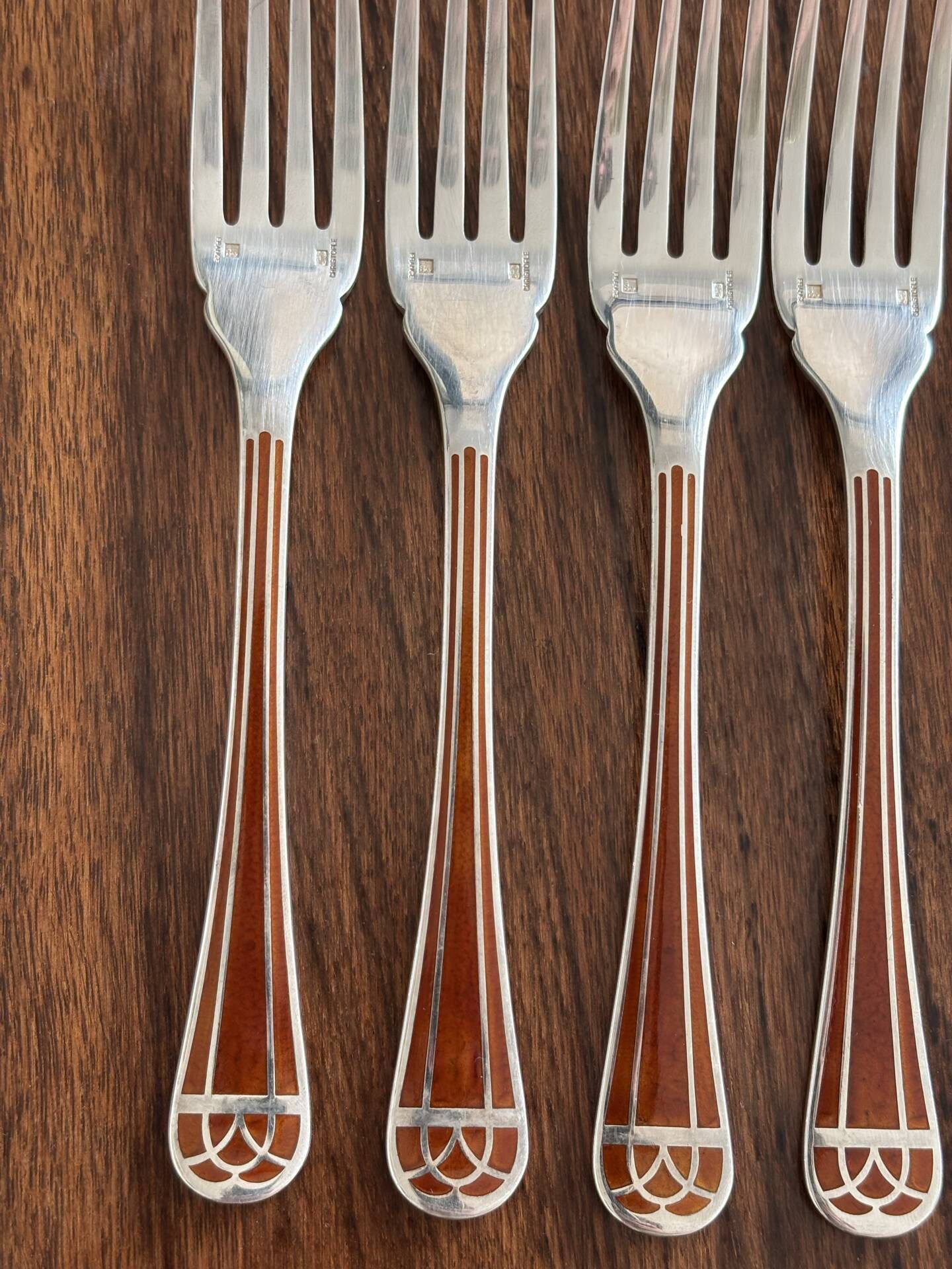 6 fish cutlery Christofle Talisman