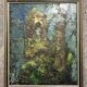 Russian School 1997: modernist oil on canvas