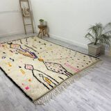 Handmade wool Berber rug 280 X 160 CM