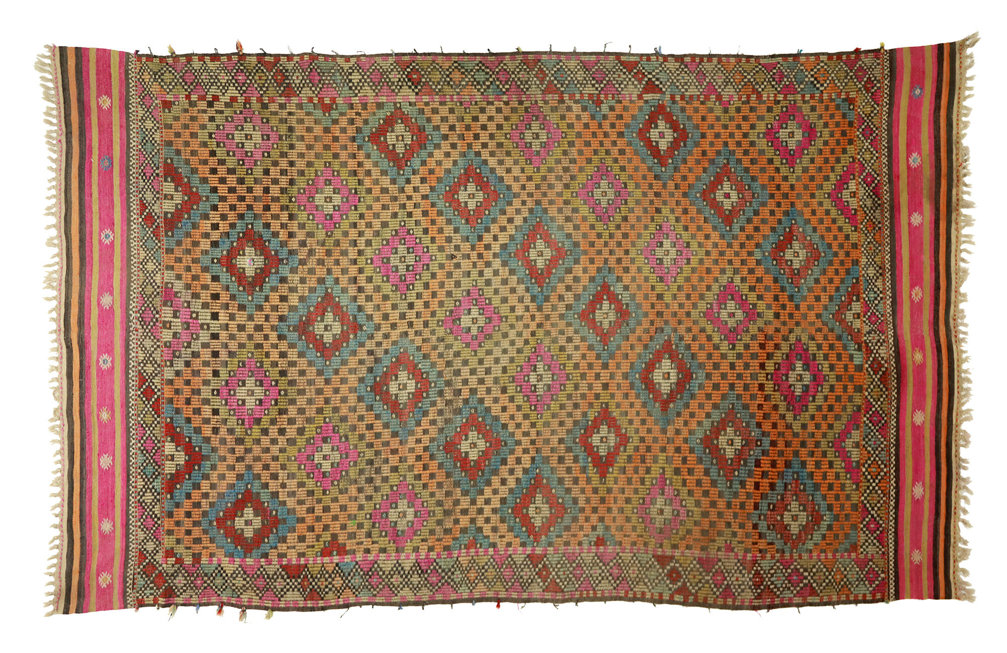 Anatolian handmade kilim rug 312 cm x 190 cm