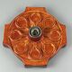 1960s/1970s Ceramic Wall Sconce, Mid-Century Space Age Design
