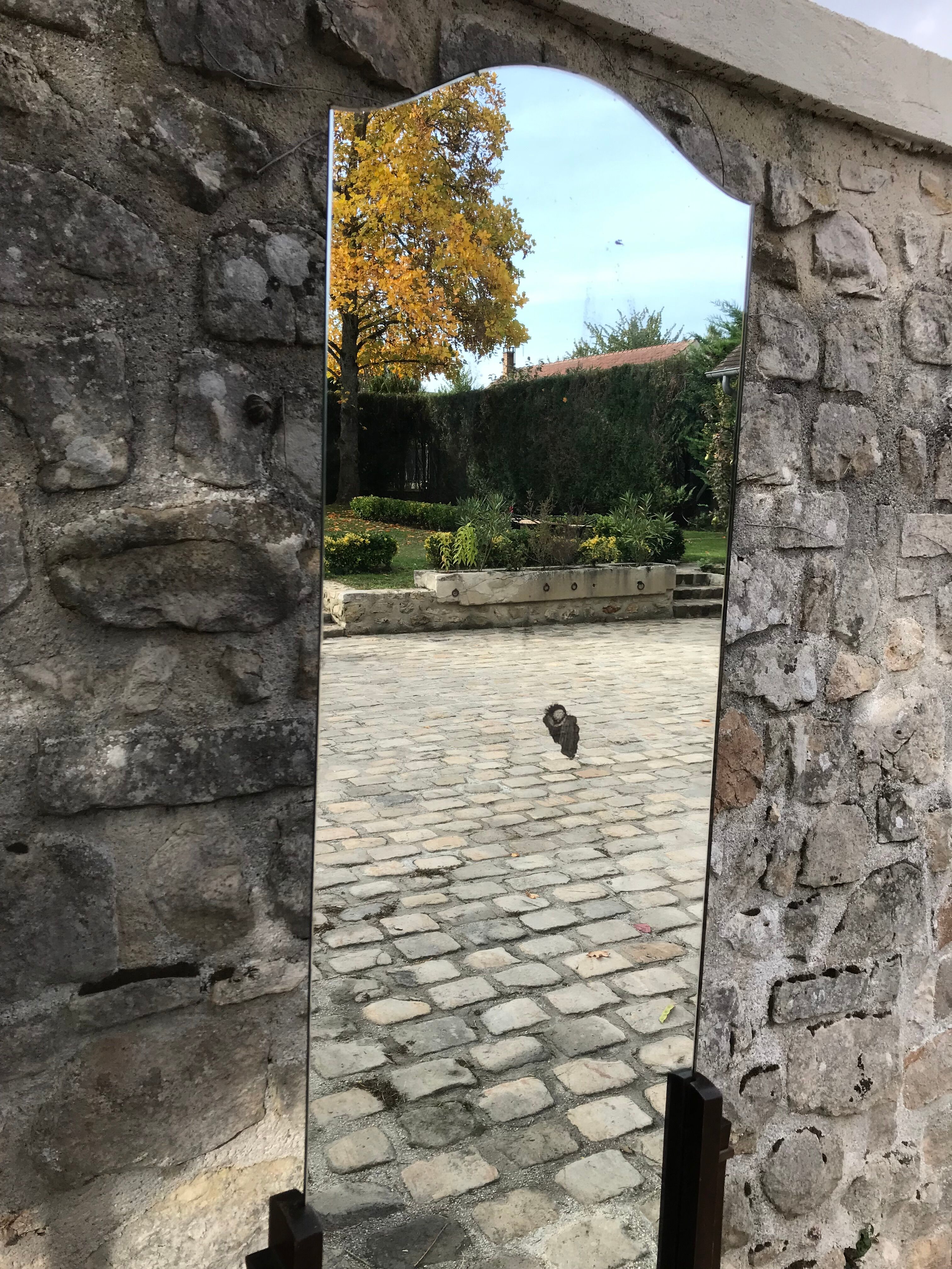 Art Deco freestanding mirror