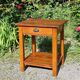 Workshop or trade table in antique wood