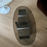 Vintage coffee table and chrome