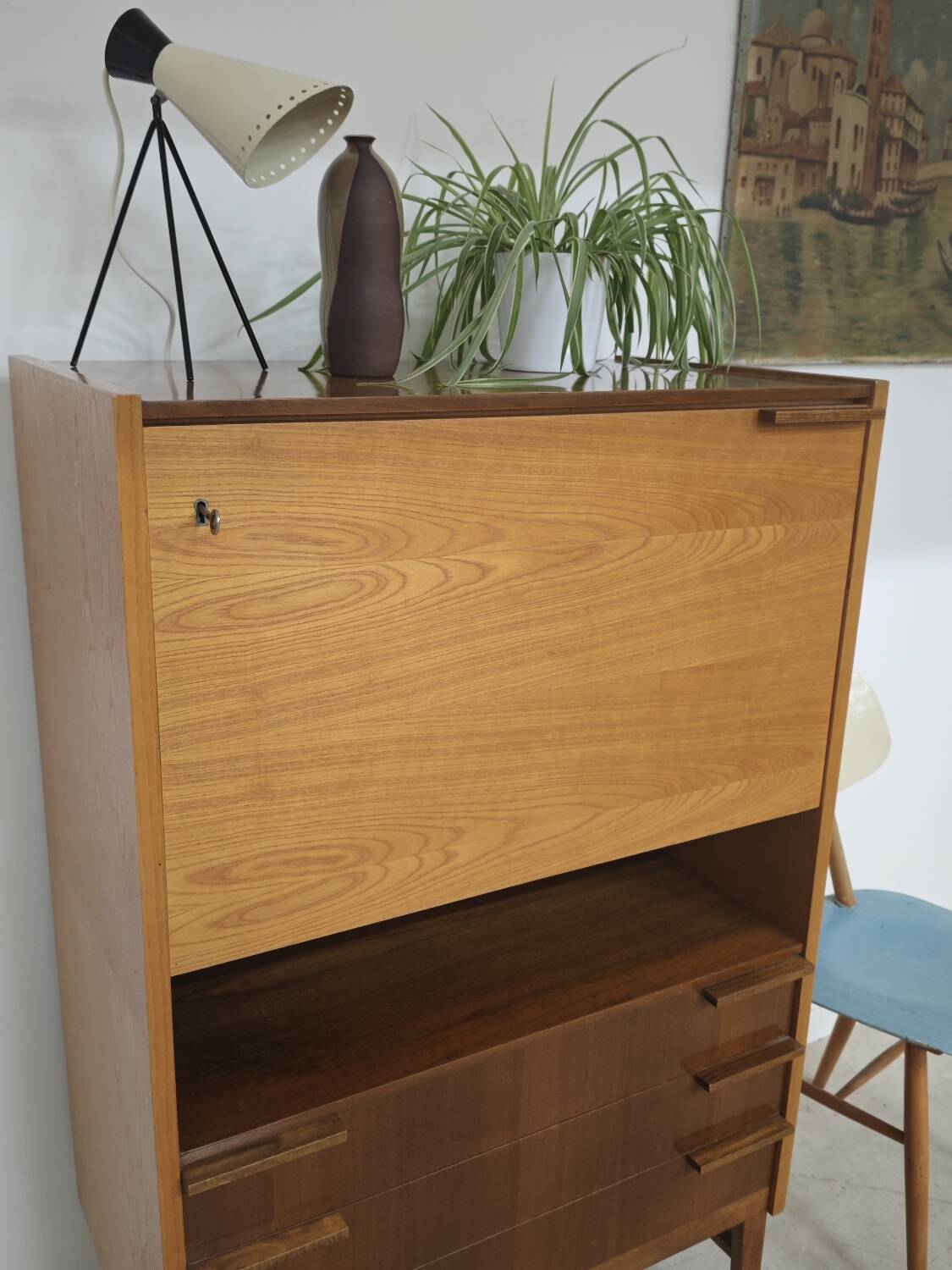 Secrétaire / Bureau deux tons Frantisek Mezulanik  pour Up Zavody 1960