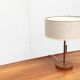 Lampe de table en teck type 25 milieu du siècle de Temde