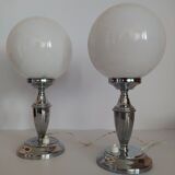 Pair of bedside lamps