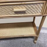 Commode rotin