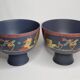 Pair of Rosenthal Liguria bowls by Gilbert Portanier, 1970s, 26 cm