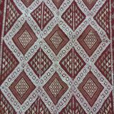 Tapis cilié marron 195x100cm