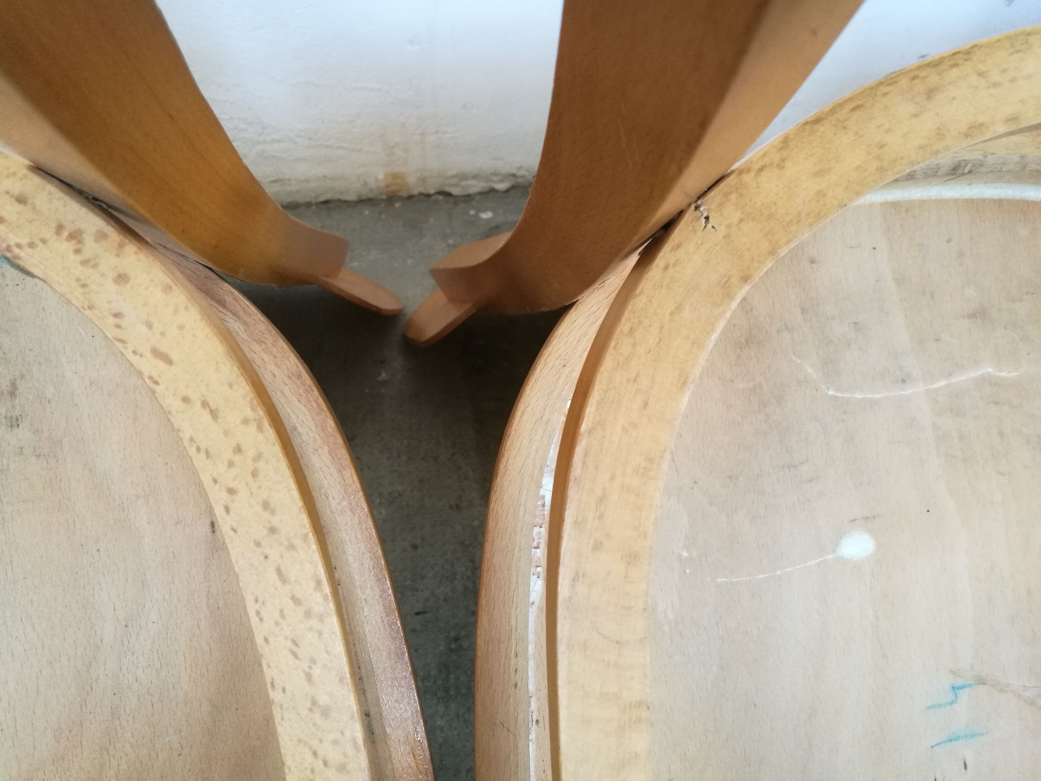 Set of 4 Thonet bistro chairs