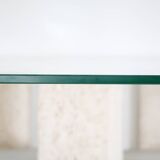 Travertine dining table