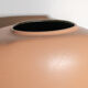 Oval ceramic vase