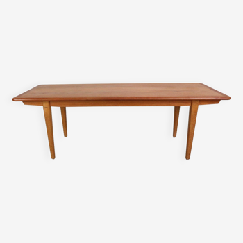 Table basse moderne en teck du milieu du siècle, Danemark des années 1960