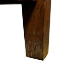 Vintage wooden high table / bar table / side table