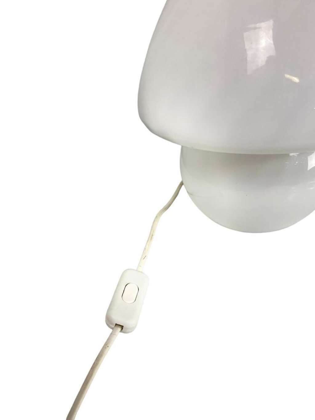 Vintage Murano Swirl Mushroom Lamp