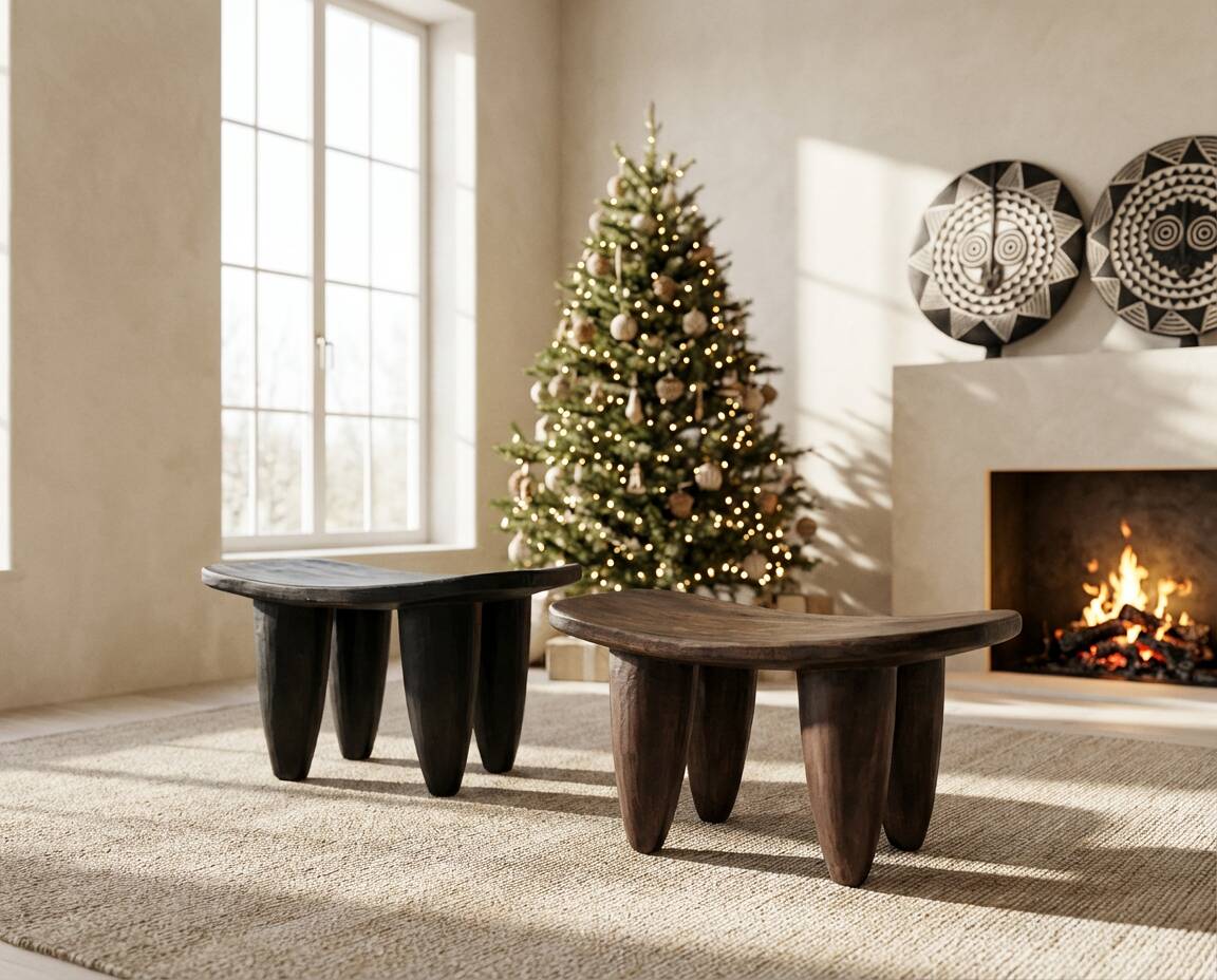 Tribal solar mask Bwa Ø40 — the eye of the zenith