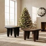 Tribal solar mask Bwa Ø40 — the eye of the zenith