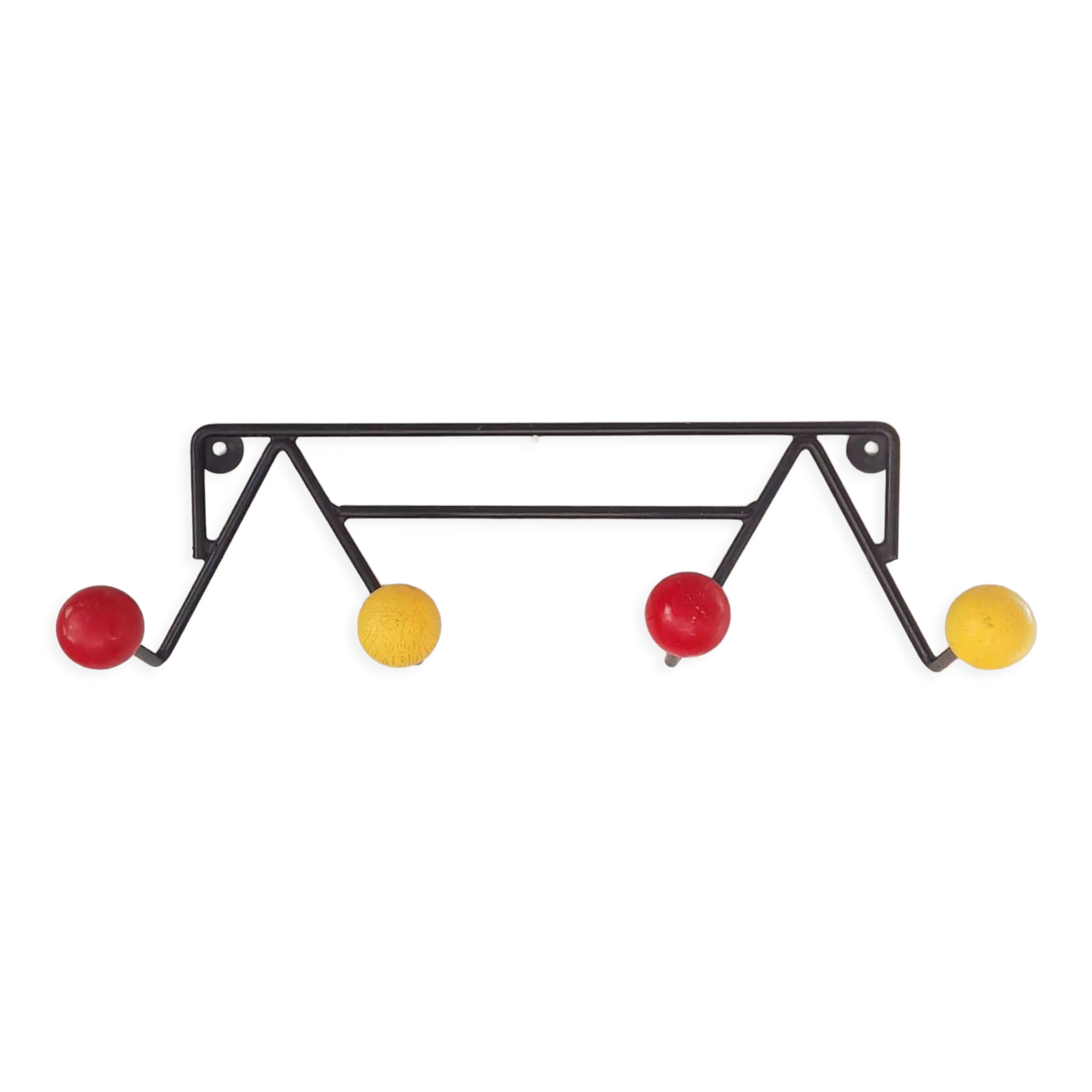 Porte manteau mural boules 60s