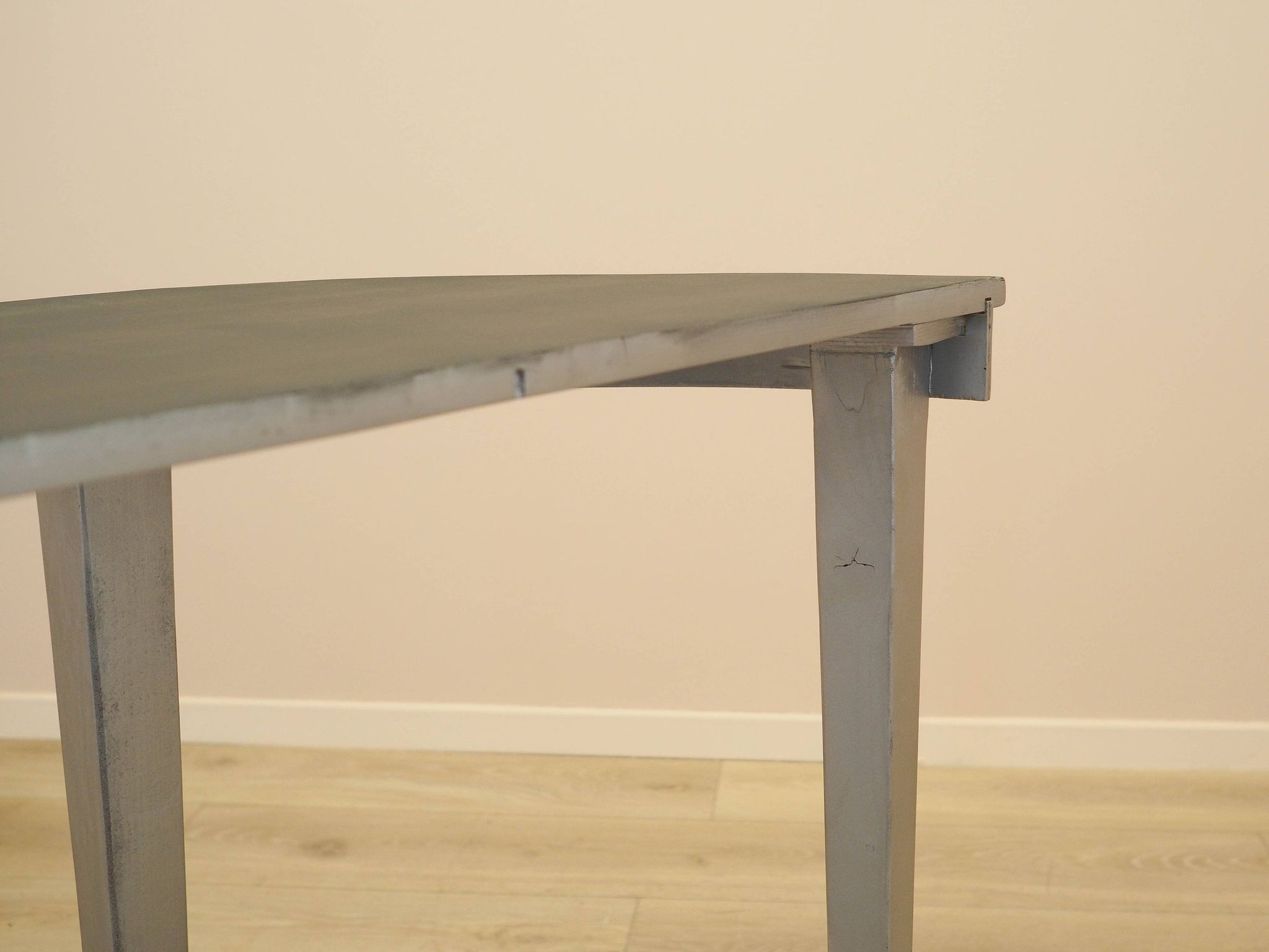 Table console en pin, design danois, années 1960, fabriquée au Danemark