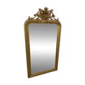 Large Rococo-style wall mirror, around 1850.