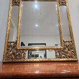 Miroir doré à parclose belge