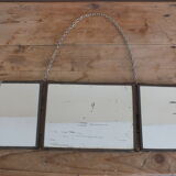 Triptych mirror 42x15cm