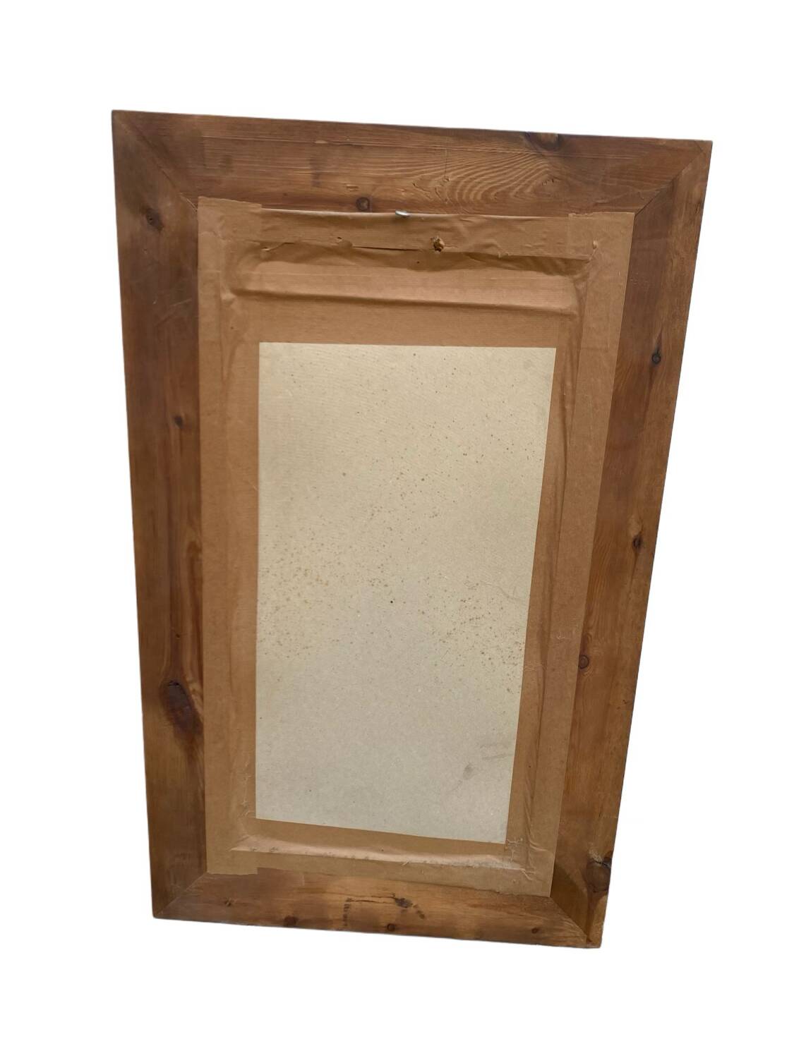 Two antique 19th century mirrors in carved Napoleon oak wood