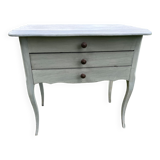 Bedside, lacquered wood worker