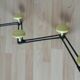 Vintage metal coat rack