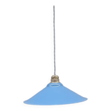 Enamelled sheet metal pendant light