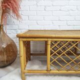 Rattan coffee table