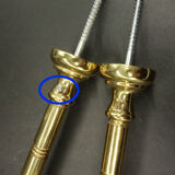 Set of 4 hooks Louis XVI style