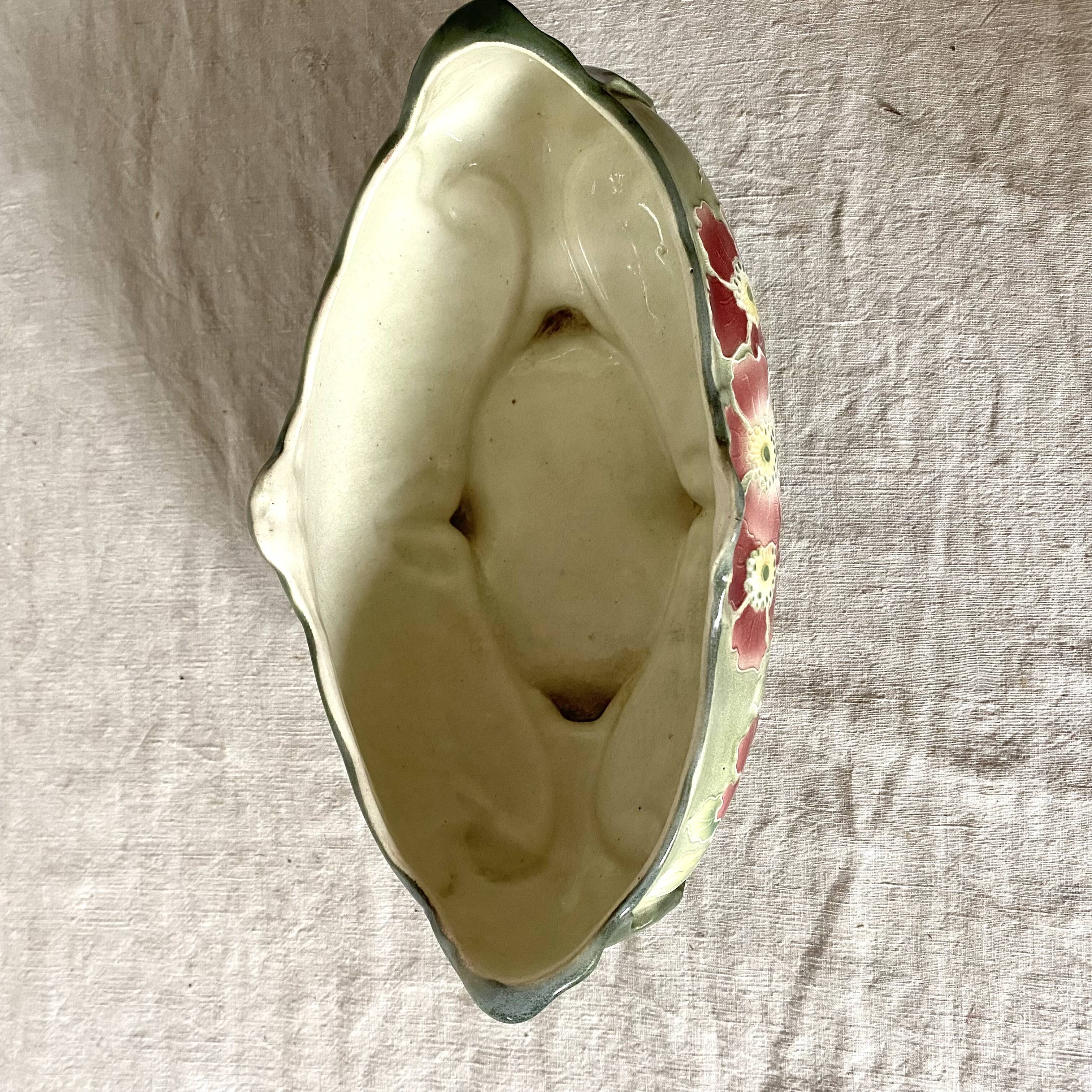 Keller and Guerin Art Nouveau earthenware planter