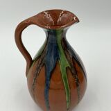Set of 4 Flemish art nouveau stoneware
