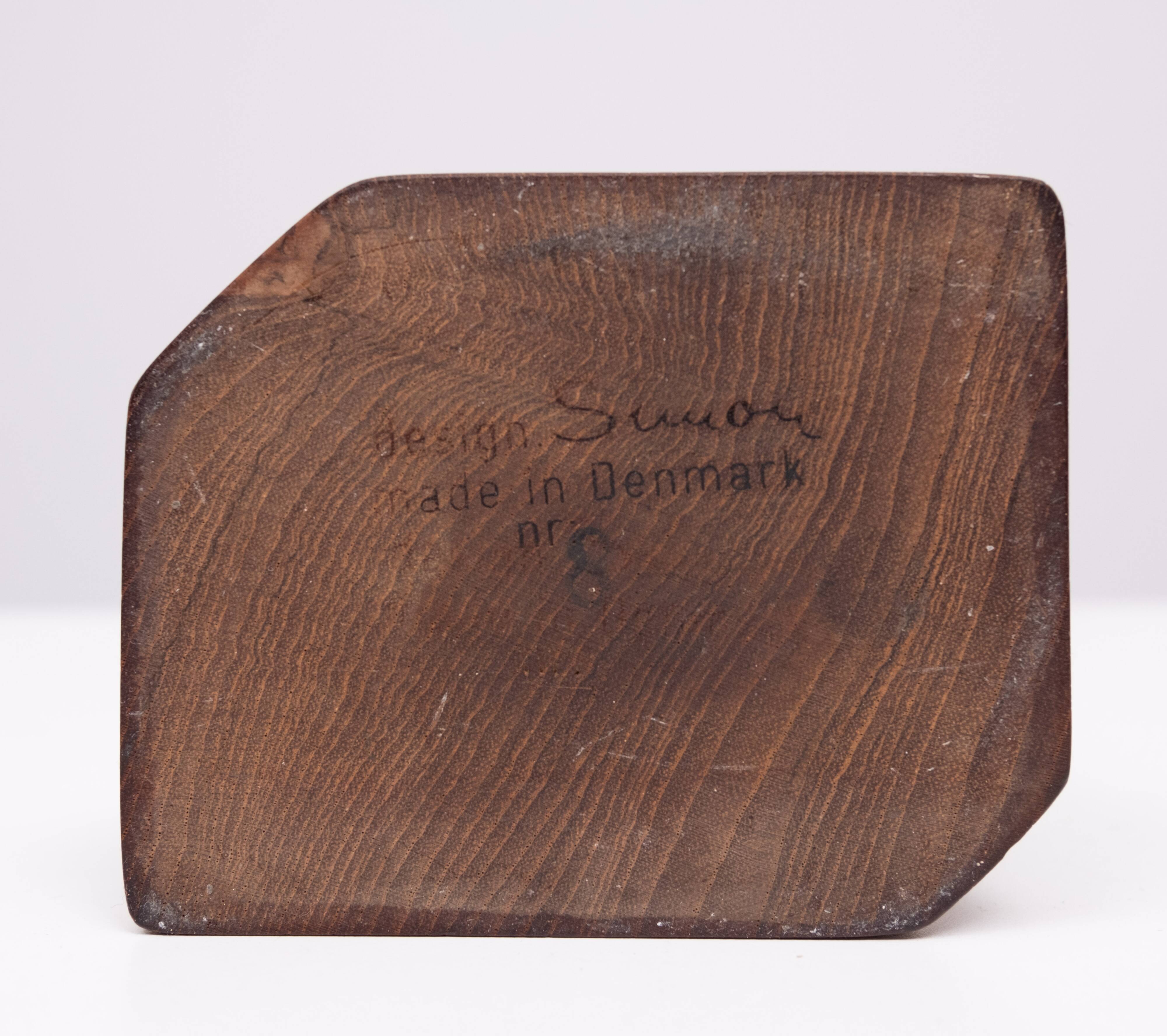 Teak Sculpture by Simon Randers 1960s Denmark