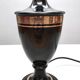Robert Deschuytener - Baluster lamp - Black and gold ceramic - 1970s