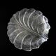 Vintage large glass plate "eden" designed by lars hellsten 1974 for orrefors