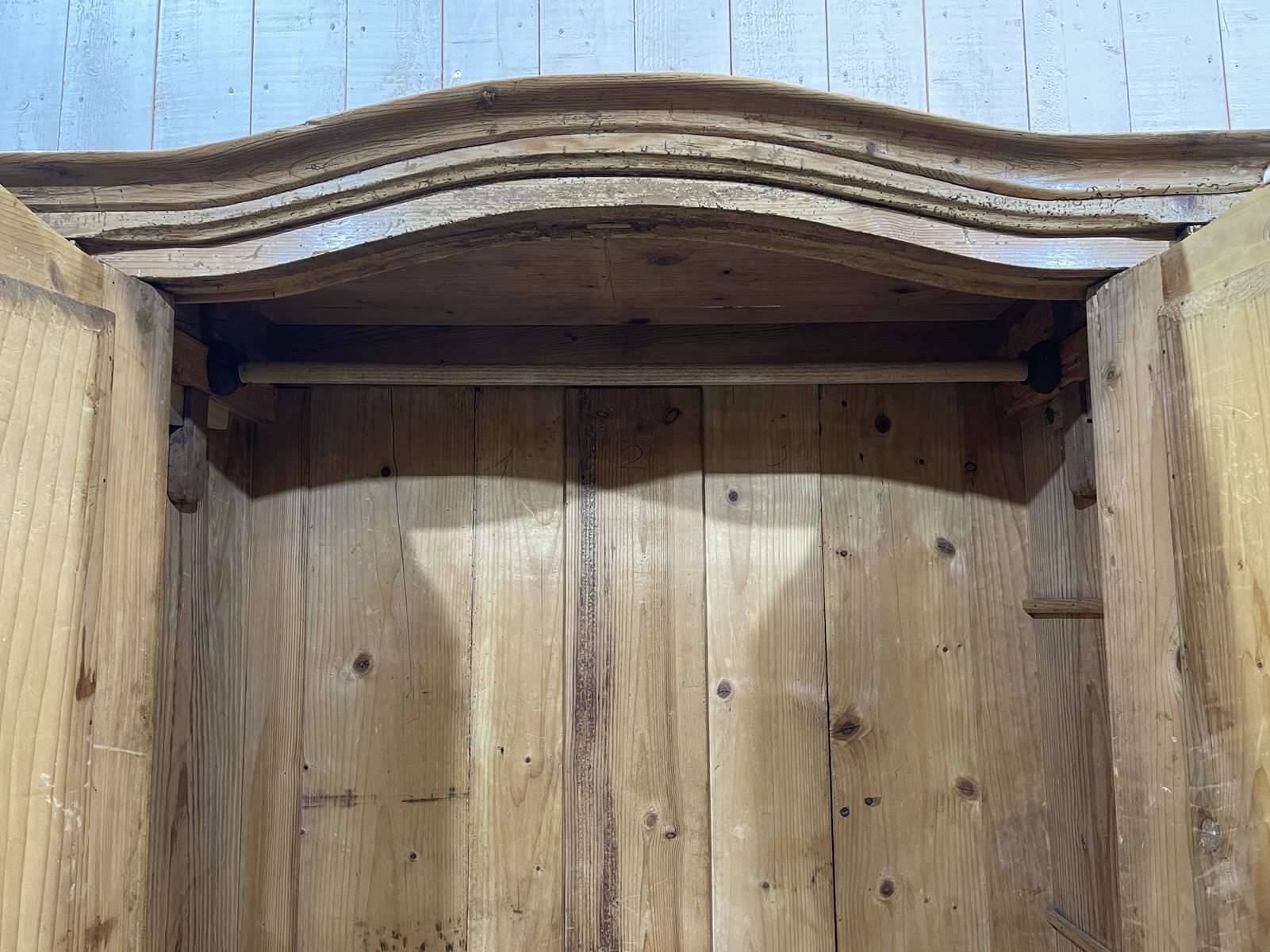 Alsatian fir wardrobe from the late 19th century - Dismantlable
