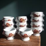 Pyrolux Lourioux porcelain soup bowls