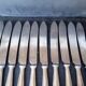 12 WMF knives + silver metal hallmarks from the 1940s