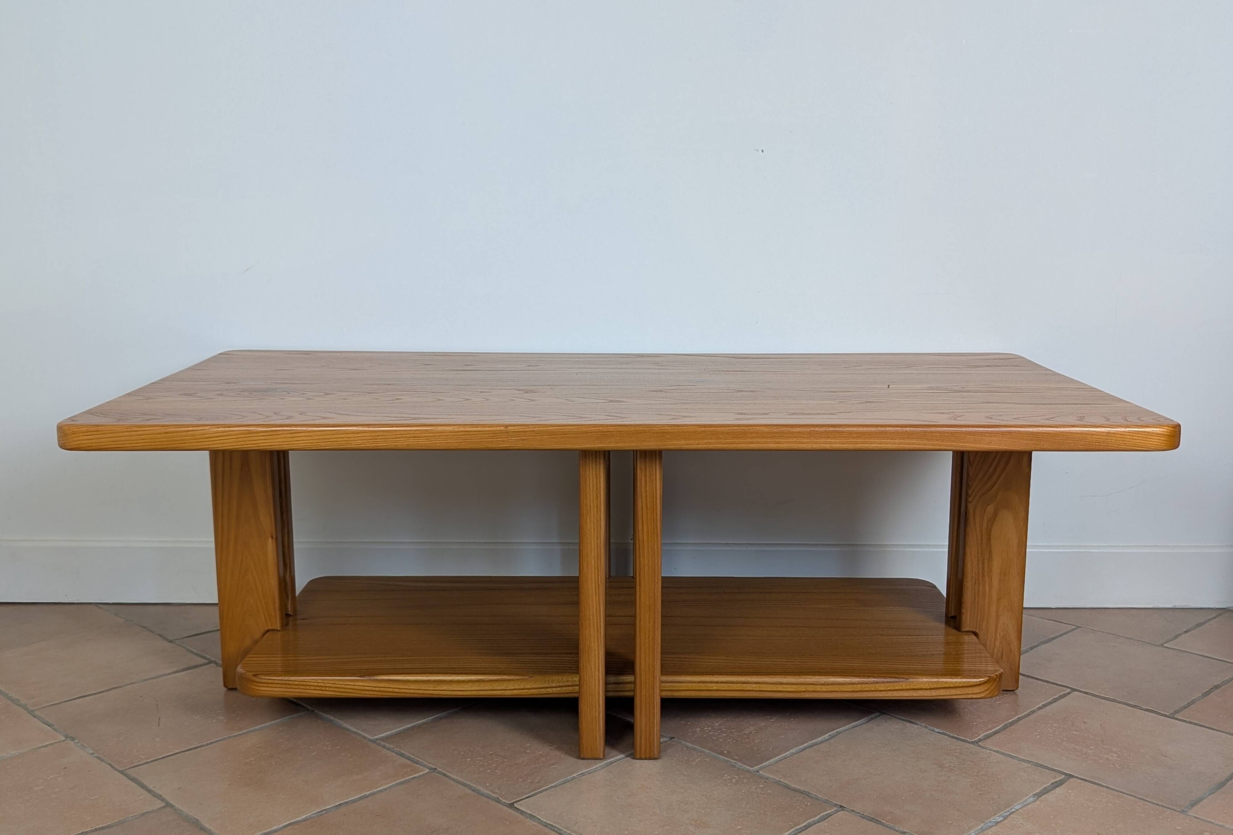 Table basse en orme 80'